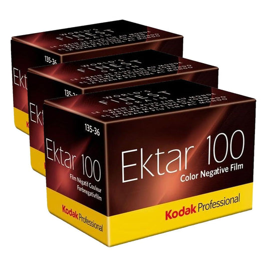 Kodak 6031330 Professional Ektar 100-36 Color Negative Films (Pack of 3)