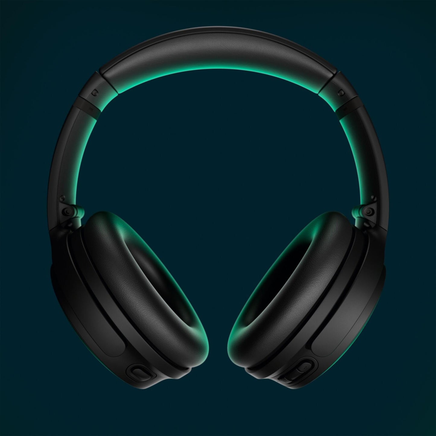 Bose QuietComfort wireless headphones with microphone and noise canceling, Bluetooth over-ear headphones, audiophile headphones, on-ear headphones with noise canceling, up to 24 hours of battery life, black - 884367-0100