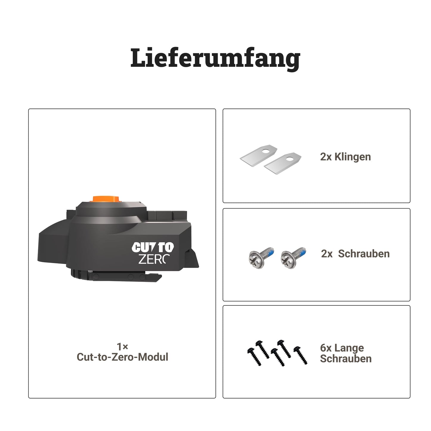 WORX WA0926 Cut-to-Zero Edge Cutting Module, Edge Trimming Attachment for Vision Cloud L Models WR310E WR312E WR318E WR330E (enables mowing close to the edge for maximum area utilization)