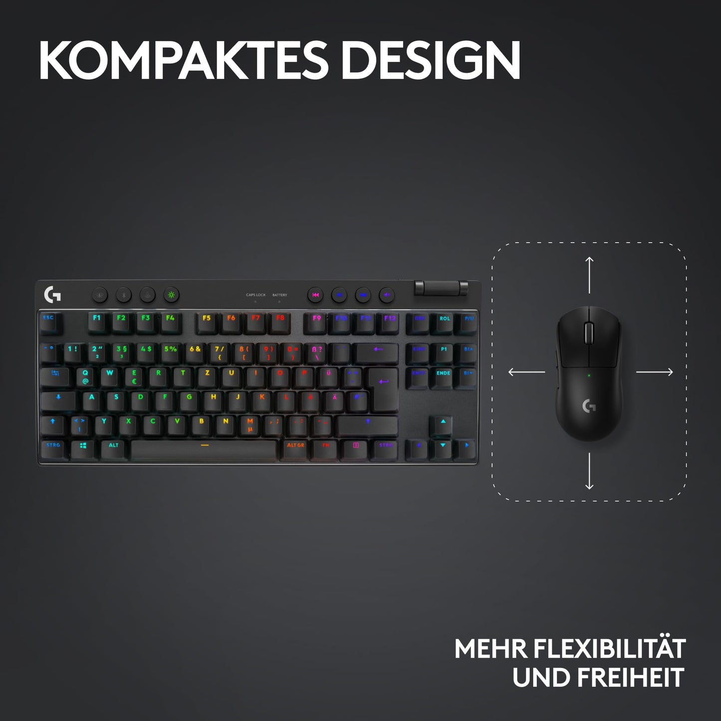Logitech G PRO X TKL LIGHTSPEED Black (920-012130)
