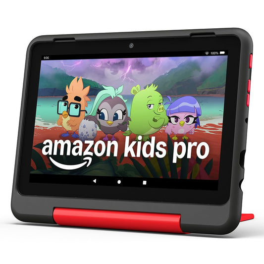 Amazon Fire HD 8 Kids Pro tablet (latest generation), for children aged 6-12. | 3GB RAM, 8" HD screen, ad-free content, parental controls, 13h battery life, 32GB, Marvel Avengers (2024) - R24SB8