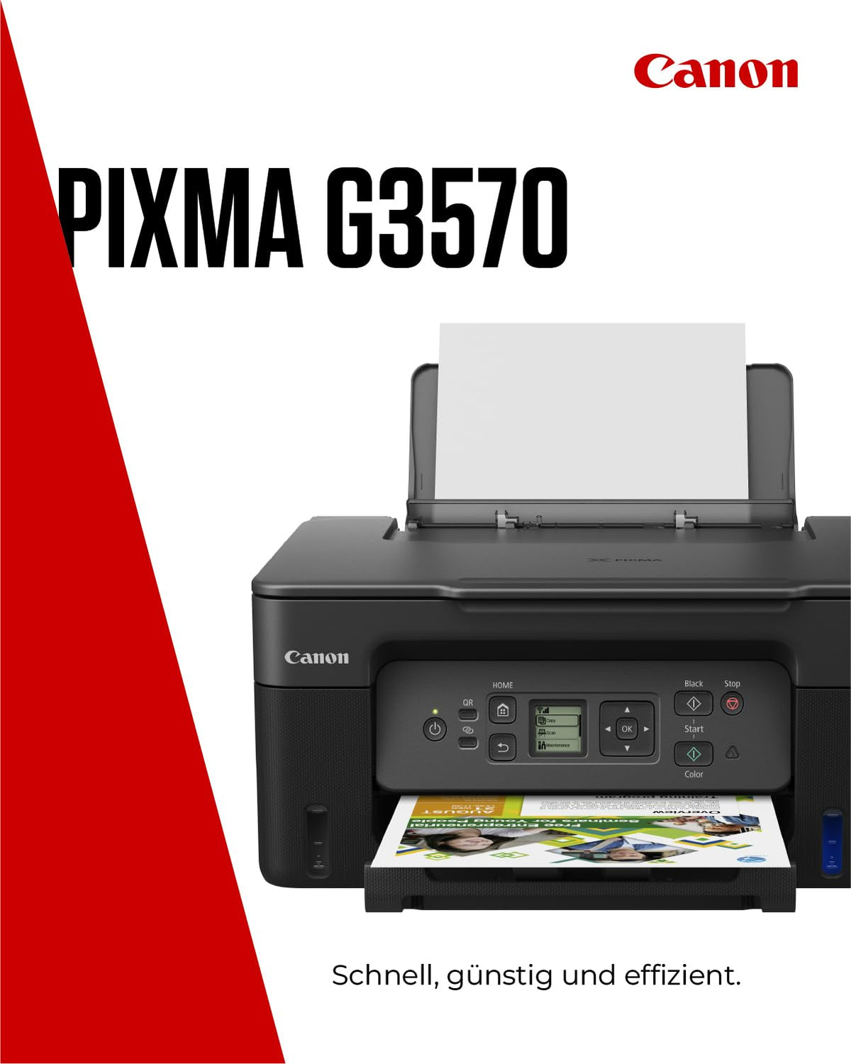 Canon PIXMA G3570 imprimantă multifuncțională cu jet de cerneală cu WLAN și rezervor de cerneală - 5805C006