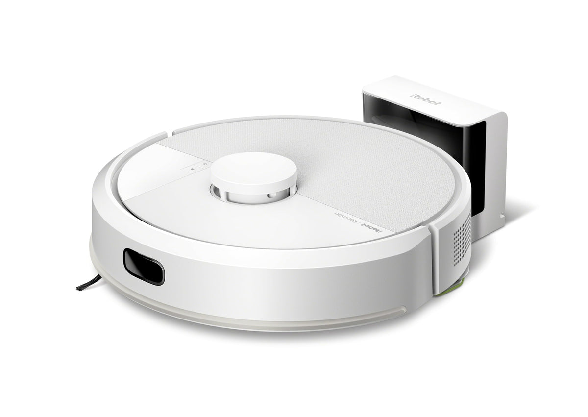 iRobot Roomba 105 Combo - Vacuuming + Mopping - Clearview LiDAR - 7000Pa - 120 mins - SmartScrub - Avoids Obstacles - Cleaning Zones - Recharge and Resume - App - White - Y311