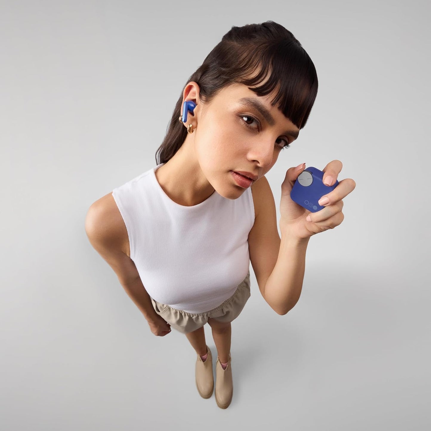 CMF by Nothing Buds Pro 2 - Wireless Earbuds with HiFi Sound, 50dB Intelligent Active Noise Cancellation, 6 HD Microphones and Spatial Audio Effect, 2025 - Blue - B187