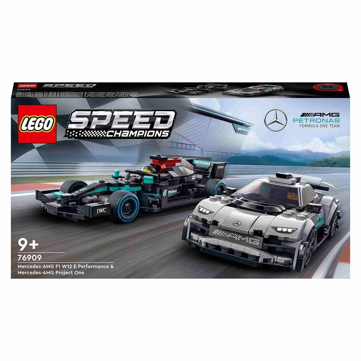 Lego Speed Champions - 76909 Mercedes-AMG F1 W12 E Performance & Mercedes-AMG Project One