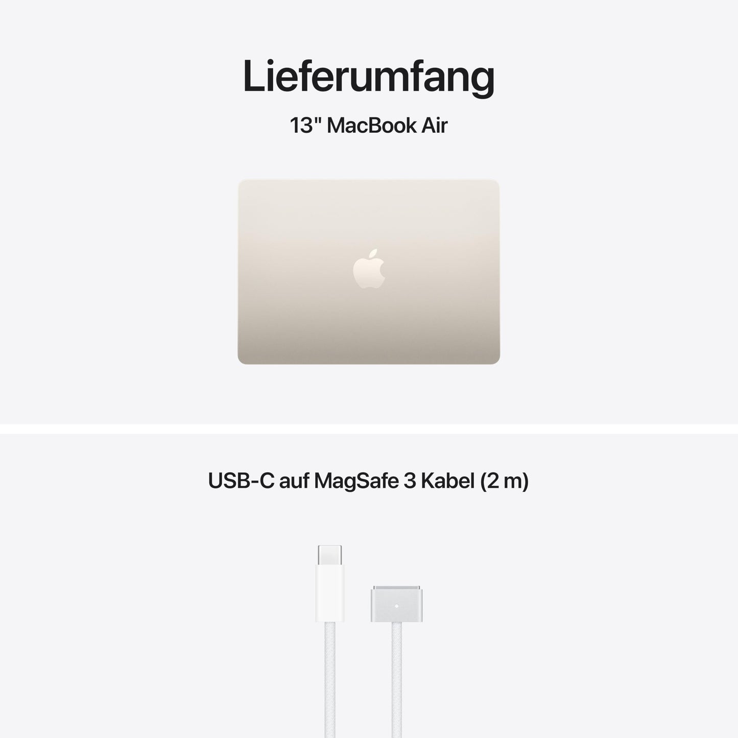 Apple 13.6" MacBook Air M5 chip with 10-core CPU and 8-core GPU: - MDHH4D/A