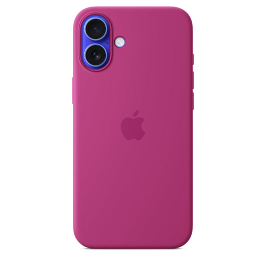 Apple iPhone 16 Plus Silicone Case with MagSafe - Fuchsia  - MYYE3ZM/A