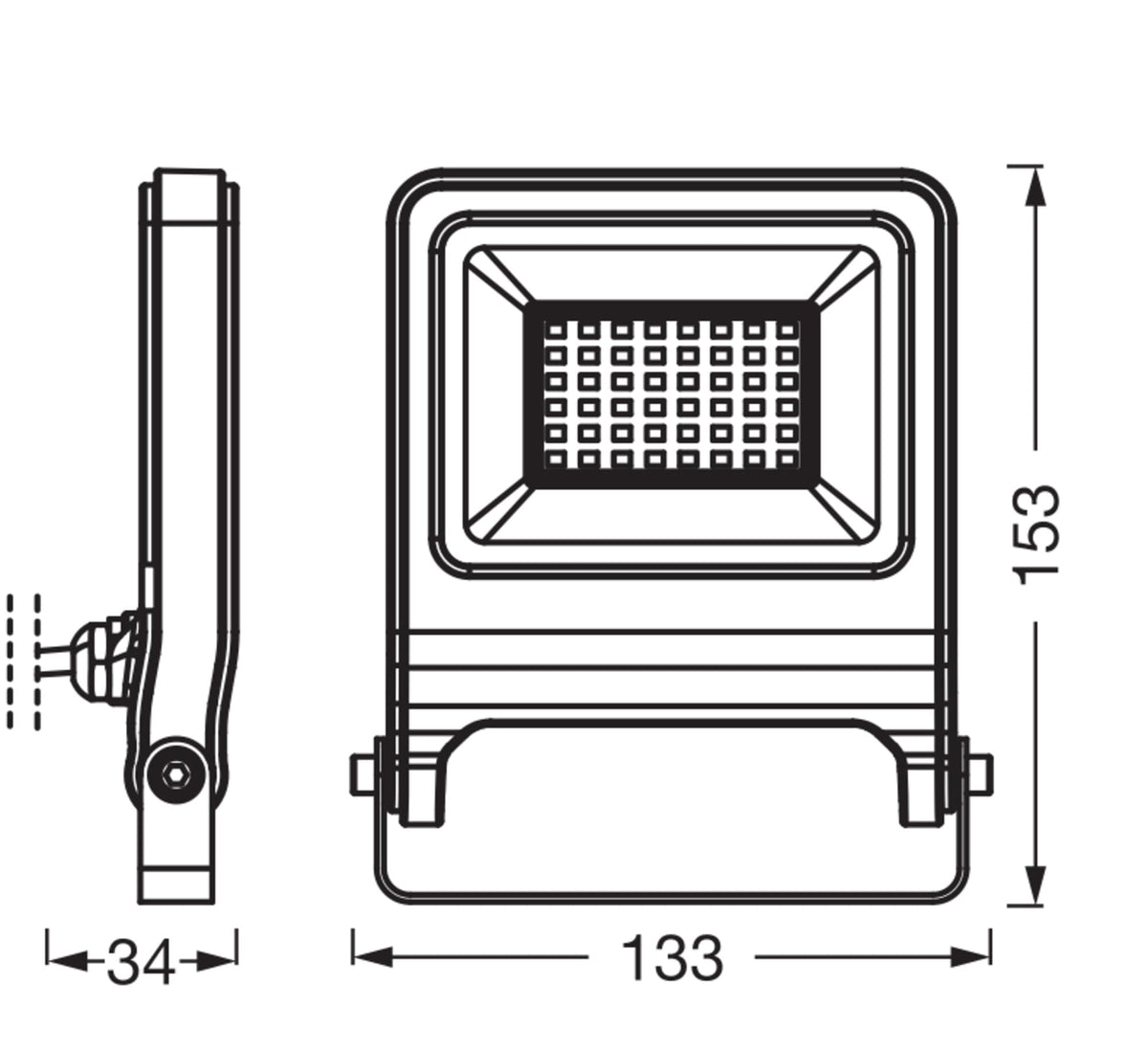Osram ENDURA FLOOD PC LED Floodlight 30W 4000K Gray - 4099854486081