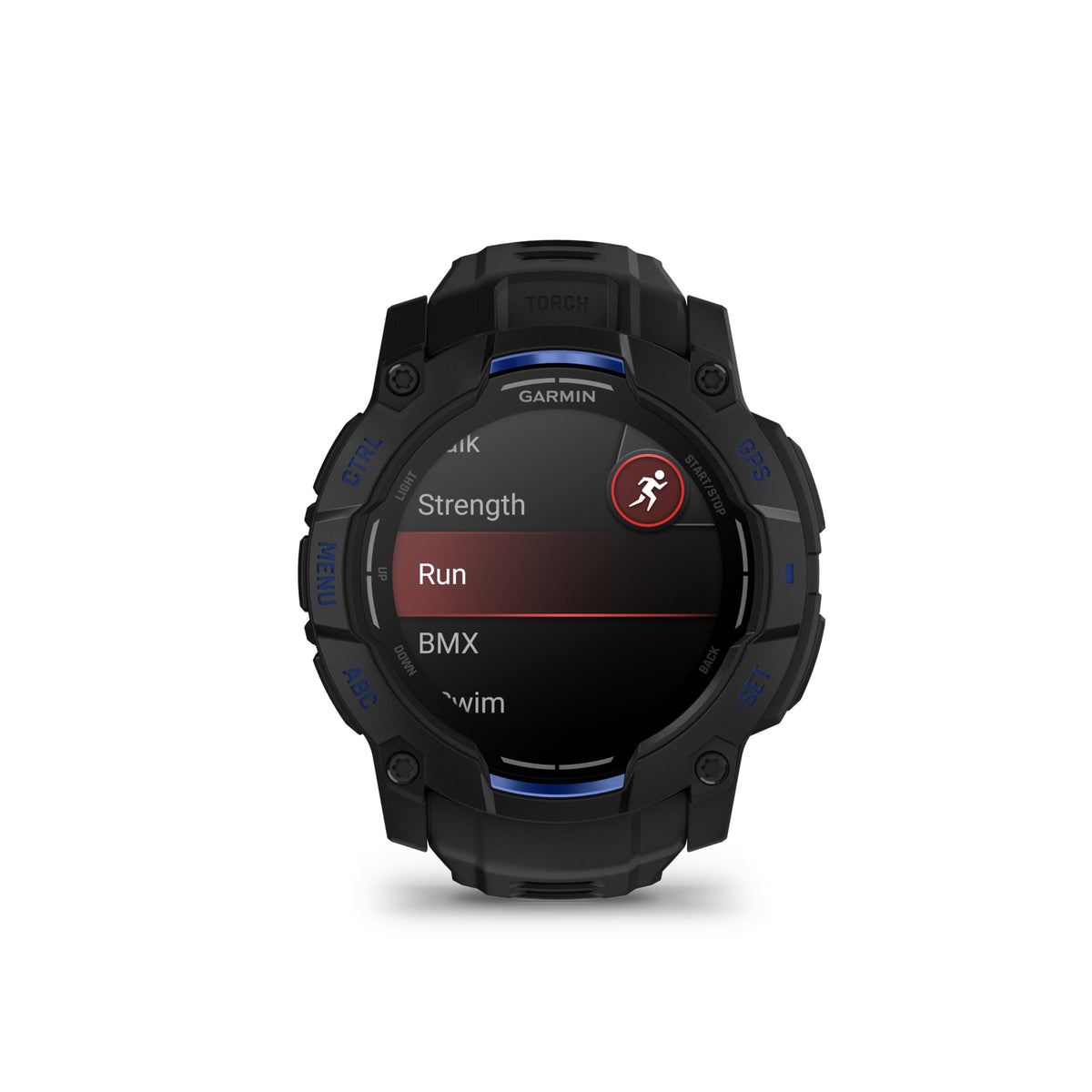 Garmin Instinct 3 50mm AMOLED – GPS Multisport Smartwatch, 1.3" AMOLED display, up to 24 days battery life, 80+ sport apps, health coach, multi-satellite reception, LED flashlight, notifications - 010-03020-03