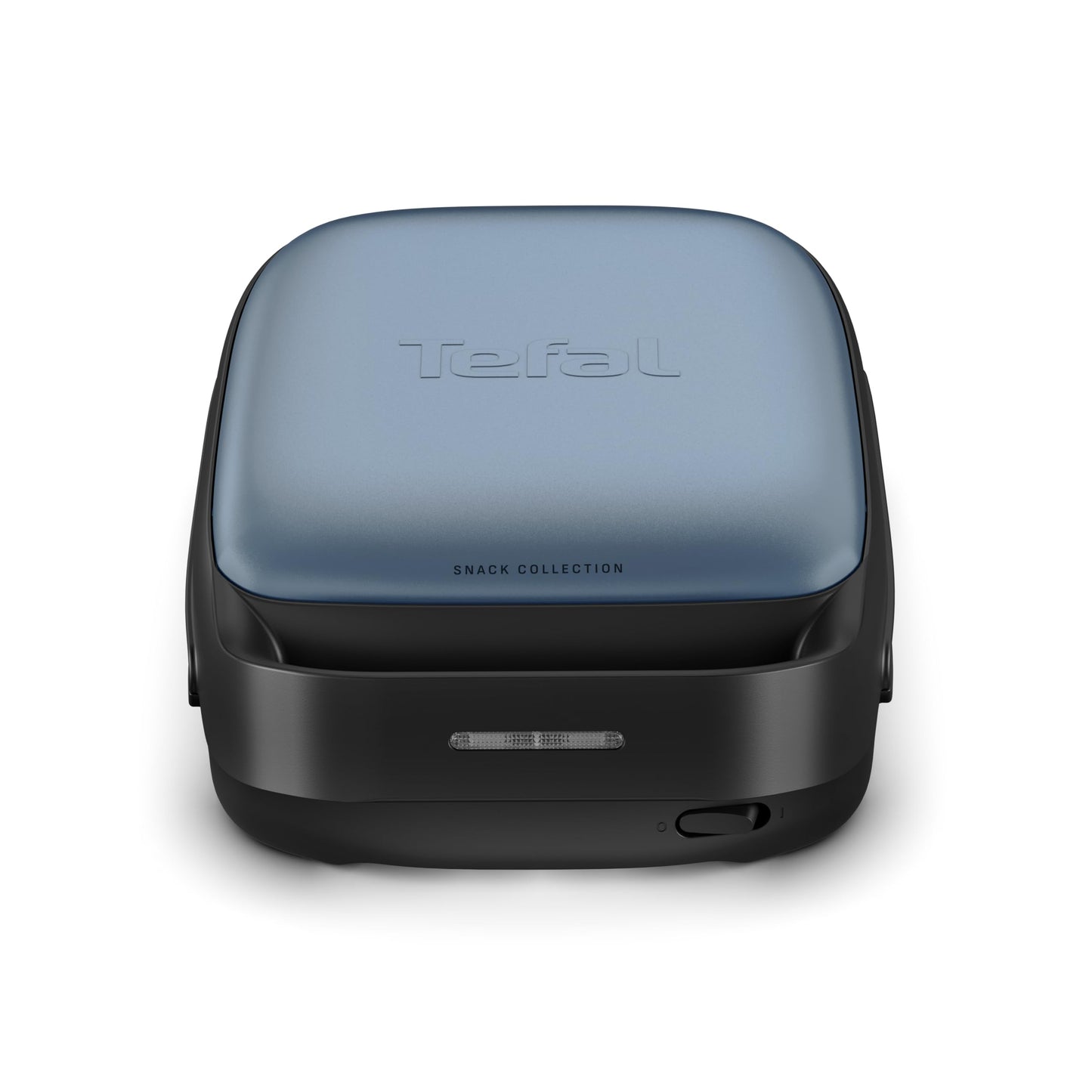 Tefal Snack Collection Sandwich and Waffle Maker, 700W, 2 Removable Plate Sets Included, Non-Stick Coating, Space Saving, Includes Recipe Books, Black/Blue, SW8674F0