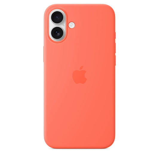 Apple iPhone 16 Plus Silicone Case with MagSafe - Tangerine  - MDGT4ZM/A