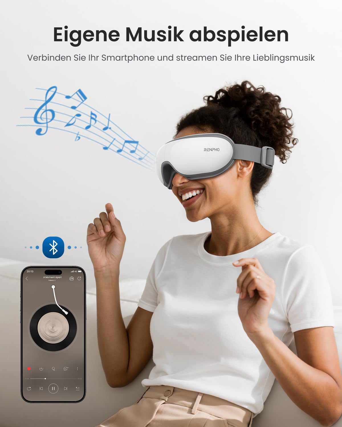 RENPHO Eye Massager with Heat, Wellness Gifts for Women and Men - RF-EM001