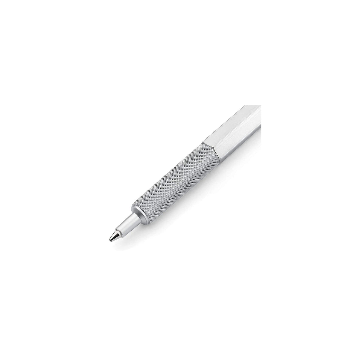 rOtring 600 Ballpoint Pen | Medium Tip | Black Ink | Silver Barrel | Refillable - 2032578