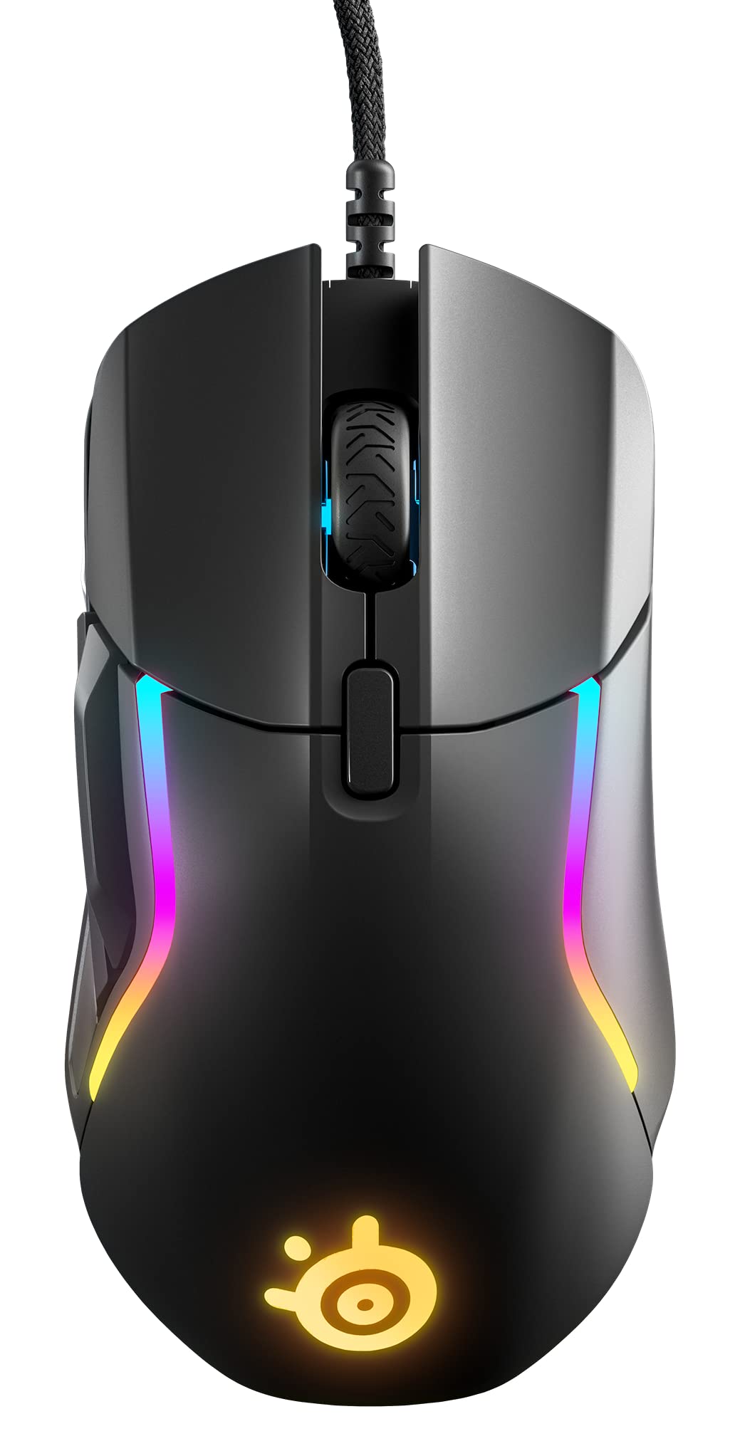 SteelSeries Rival 5 - Gaming Mouse - TrueMove Air Optical Sensor with 18,000 CPI - 9 programmable buttons - Ultra-lightweight 85 grams, Black - 62551