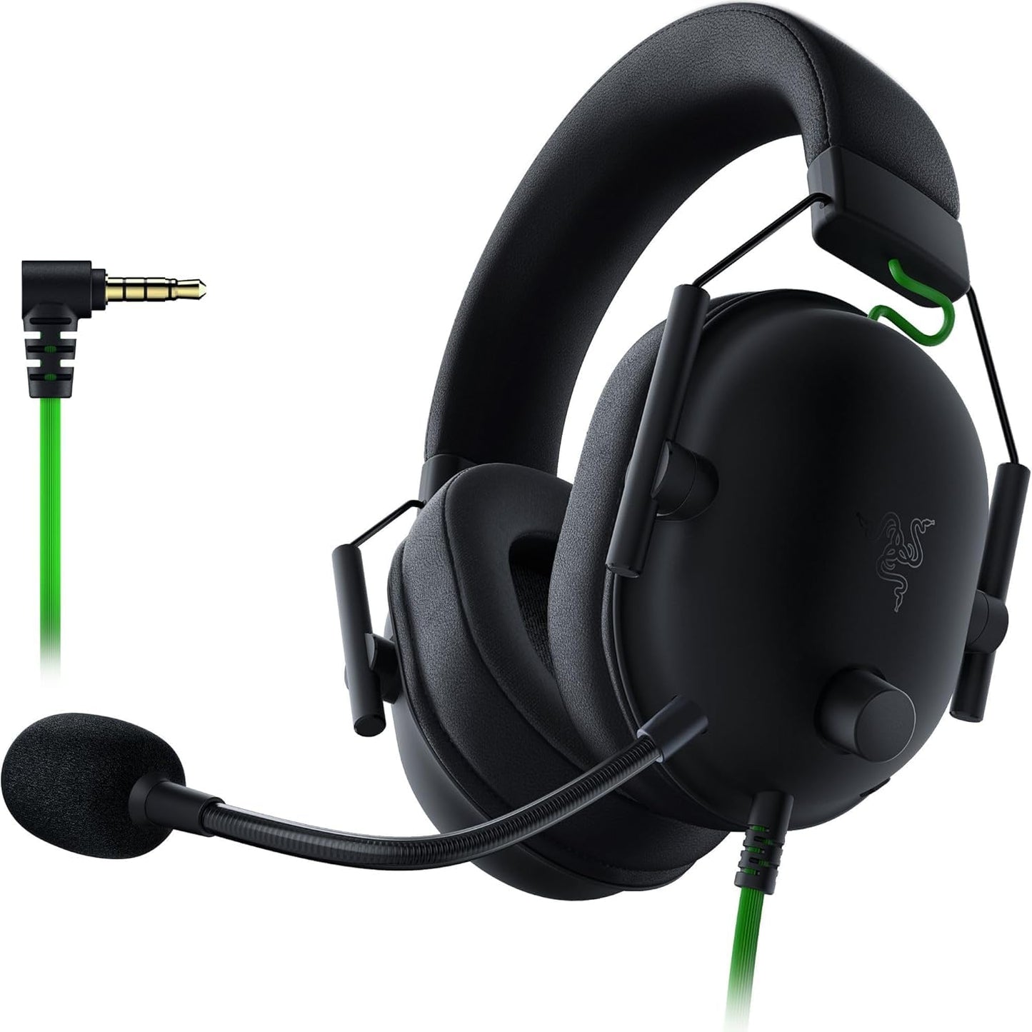 Razer BlackShark V2 X - Premium Esports Gaming Headset (Wired Headphones with 50mm Driver, Noise Canceling for PC, Mac, PS4, Xbox One & Switch) Black - RZ04-03240100-R3M1