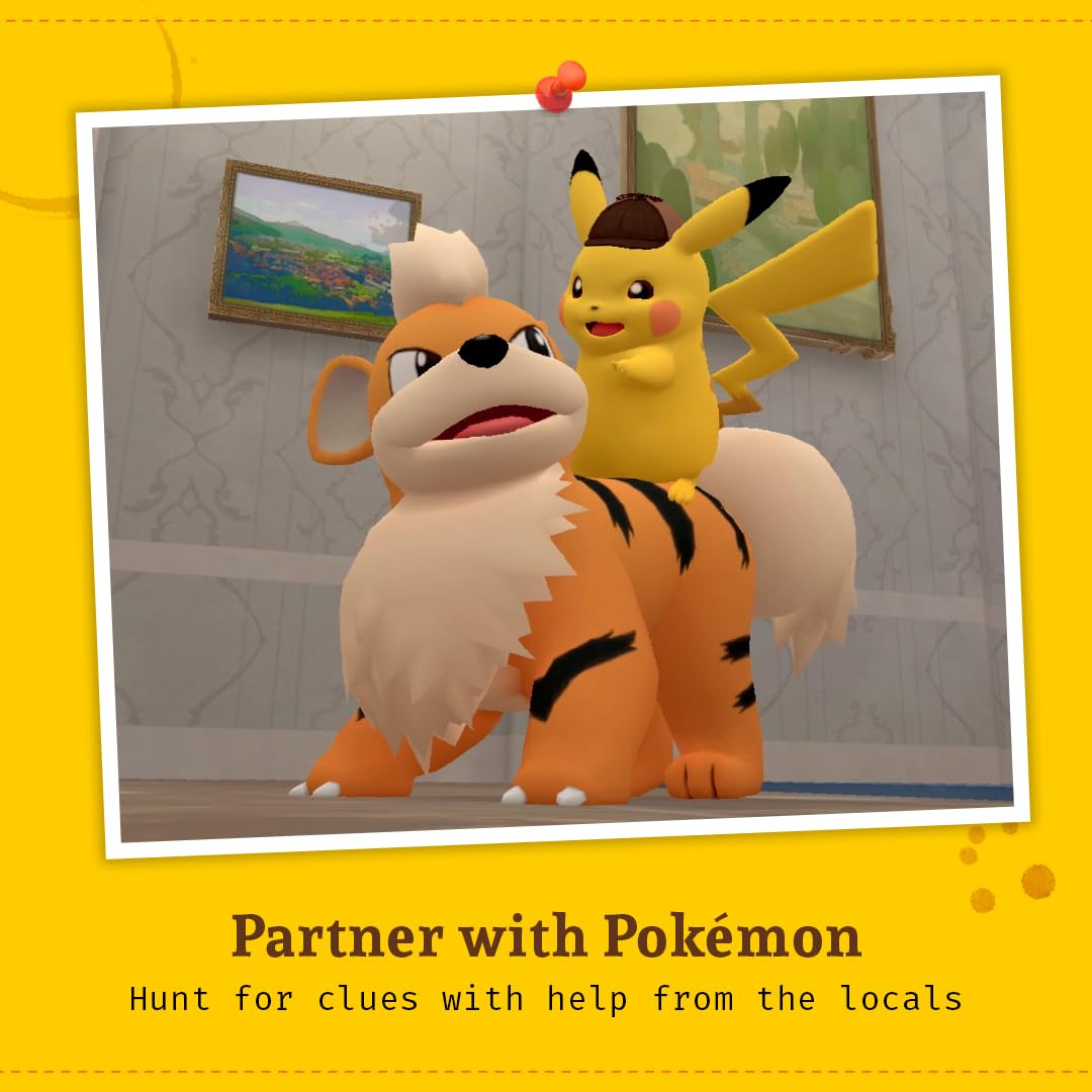 Nintendo Detective Pikachu Returns Standard Traditional Chinese, German, English, Spanish, French, Italian - 1232390