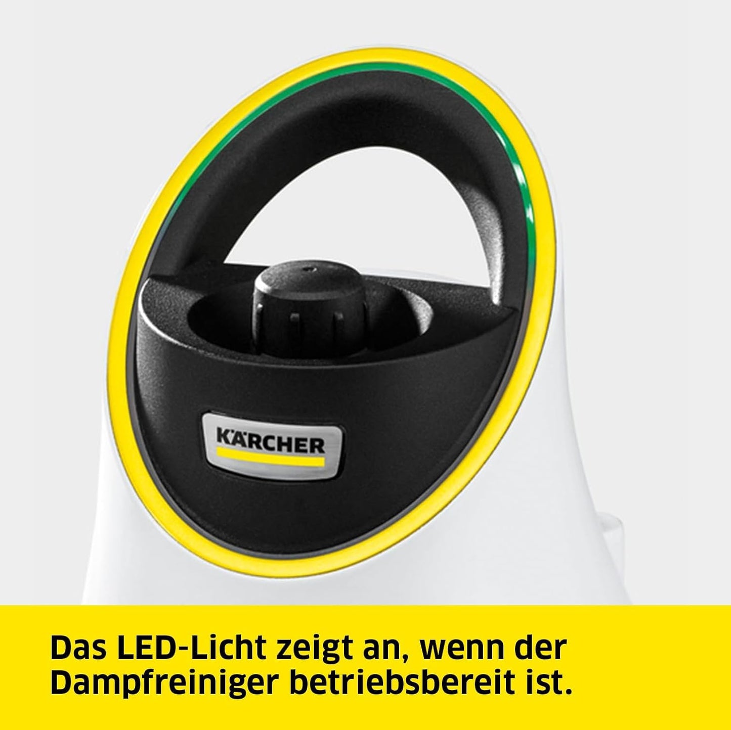 Kärcher steam cleaner SC 2 Deluxe, area performance: approx. 75m², tank: 1 l, steam pressure: max. 3.2 bar, heating time: 6.5 min., heating output: 1,500 W, with EasyFix floor cleaning set and 3 nozzles, single - 1.513-400.0