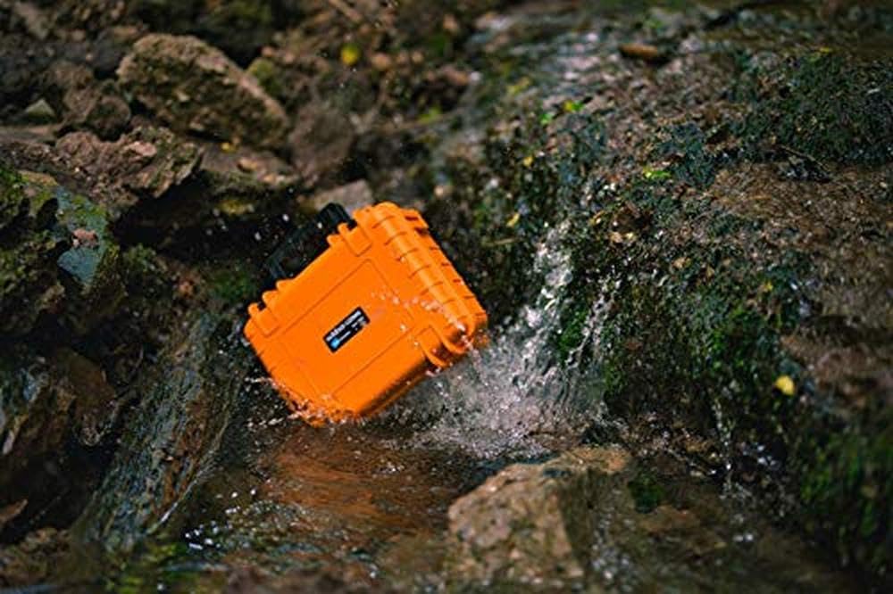 B&W International GmbH International GmbH Outdoor Case hard case type 1000 empty (hard case case IP67, without contents, waterproof, inner dimensions 25x17.5x9.5cm, yellow), 1000/Y, type 1000 - inner dimensions 25x17x9cm