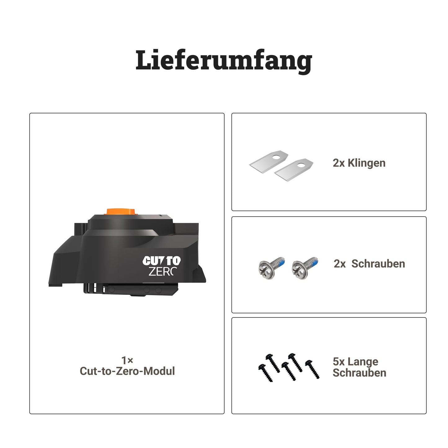 WORX WA0925 Cut-to-Zero Edge Cutting Module, edge trimming attachment for Vision Cloud S/M models (enables mowing close to the edge for maximum area utilization) - WA0920.A