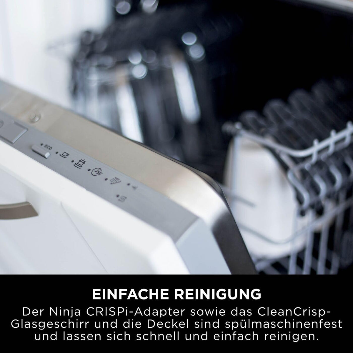 Ninja CRISPi 3,8-l-TempWare-Glasbehälter mit Deckel, XSKLIDPLTEUUK
