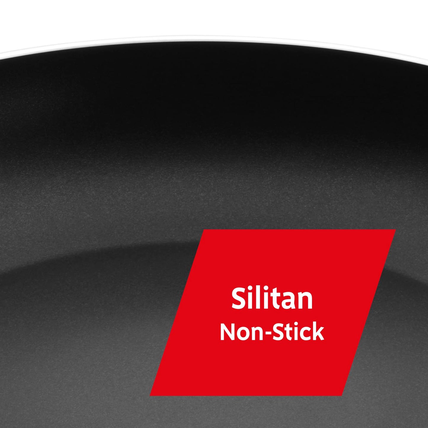 Silit Calabria 2-piece induction pan set, 2 frying pans 24, 28 cm, polished stainless steel, non-stick coating, oven-safe, heat-reducing handle, wide pouring rim, suitable for induction - 2133305491