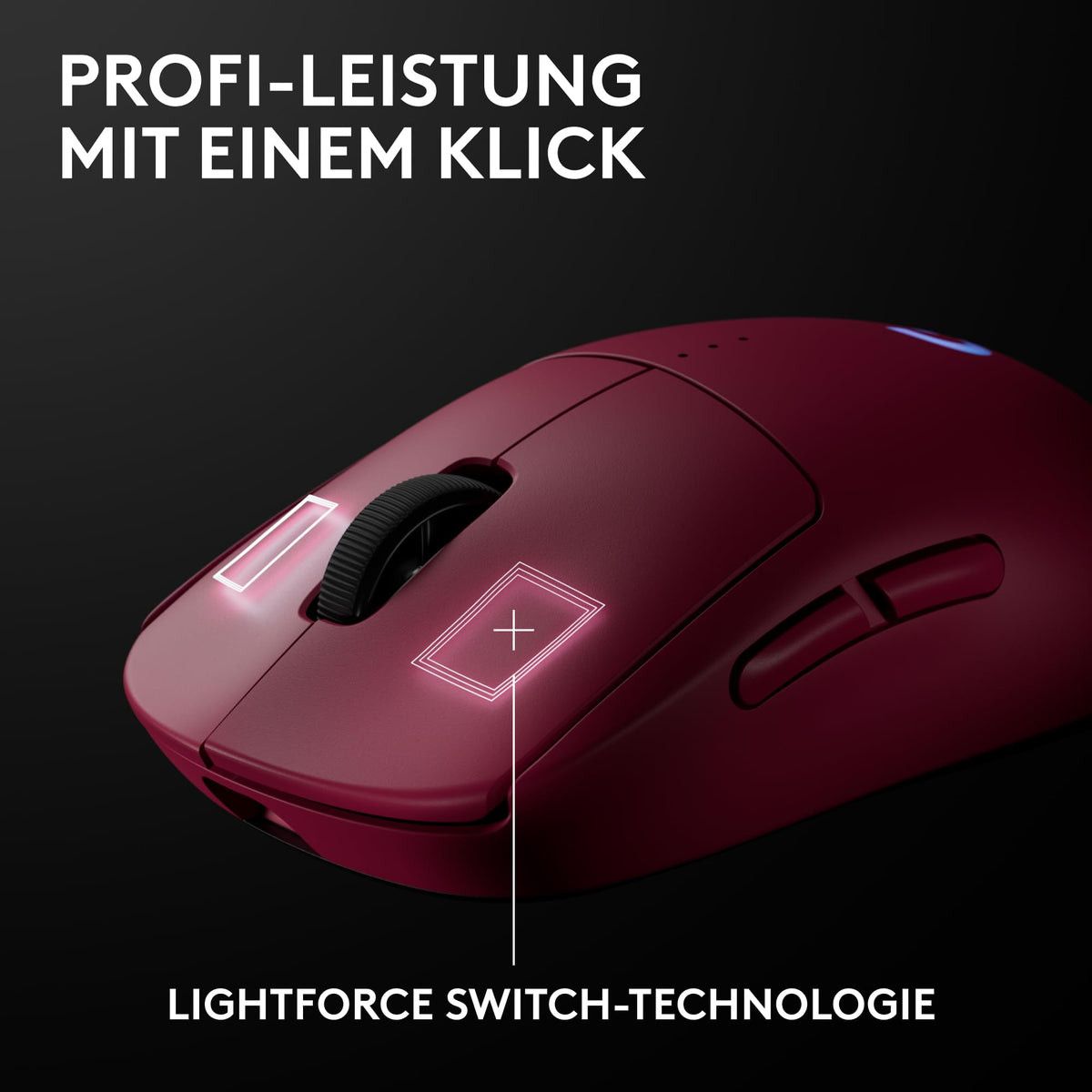 Logitech G PRO 2 Lightspeed mouse de gaming fără fir - 910-007309
