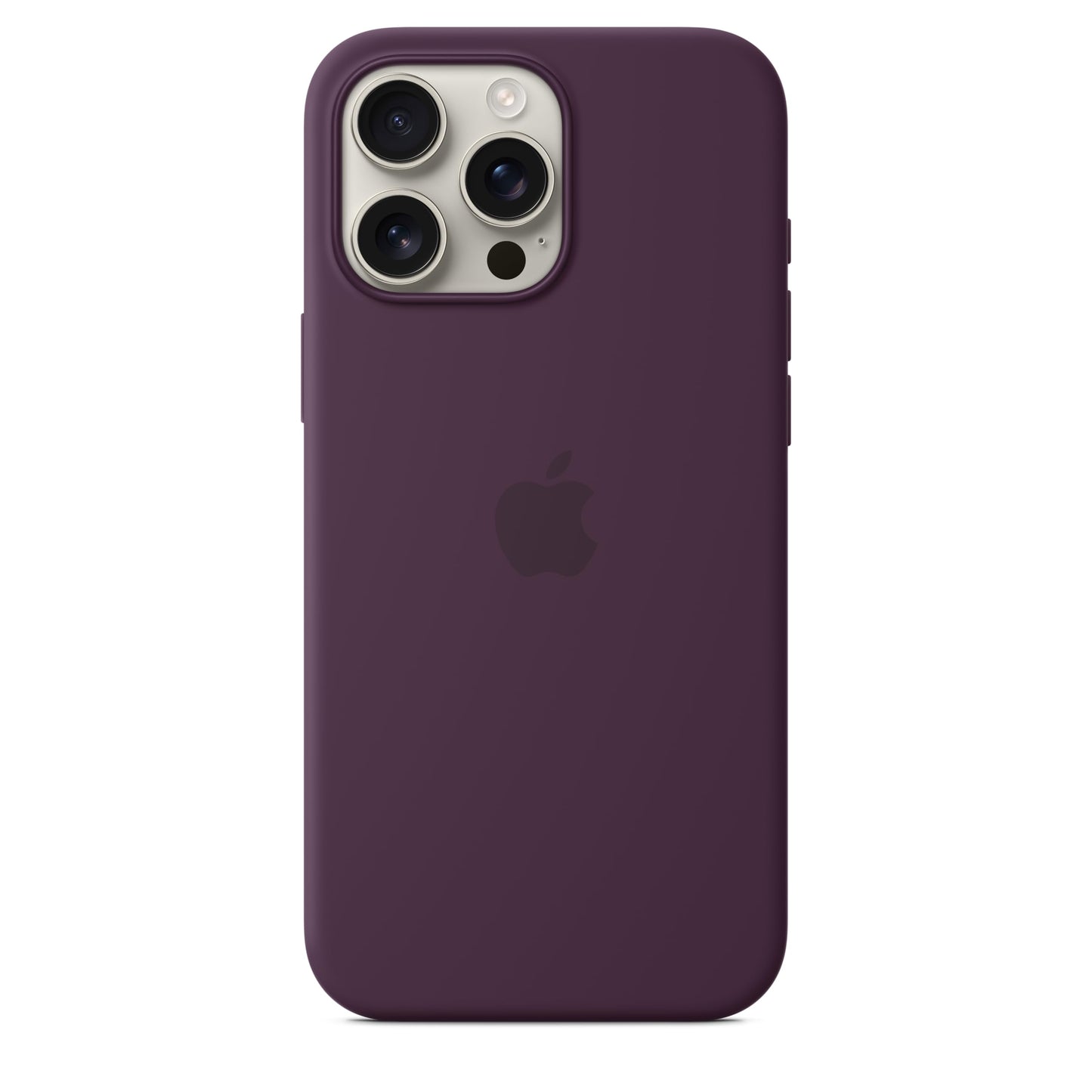 Apple iPhone 16 Pro Max Silicone Case with MagSafe - Plum  - MYYW3ZM/A