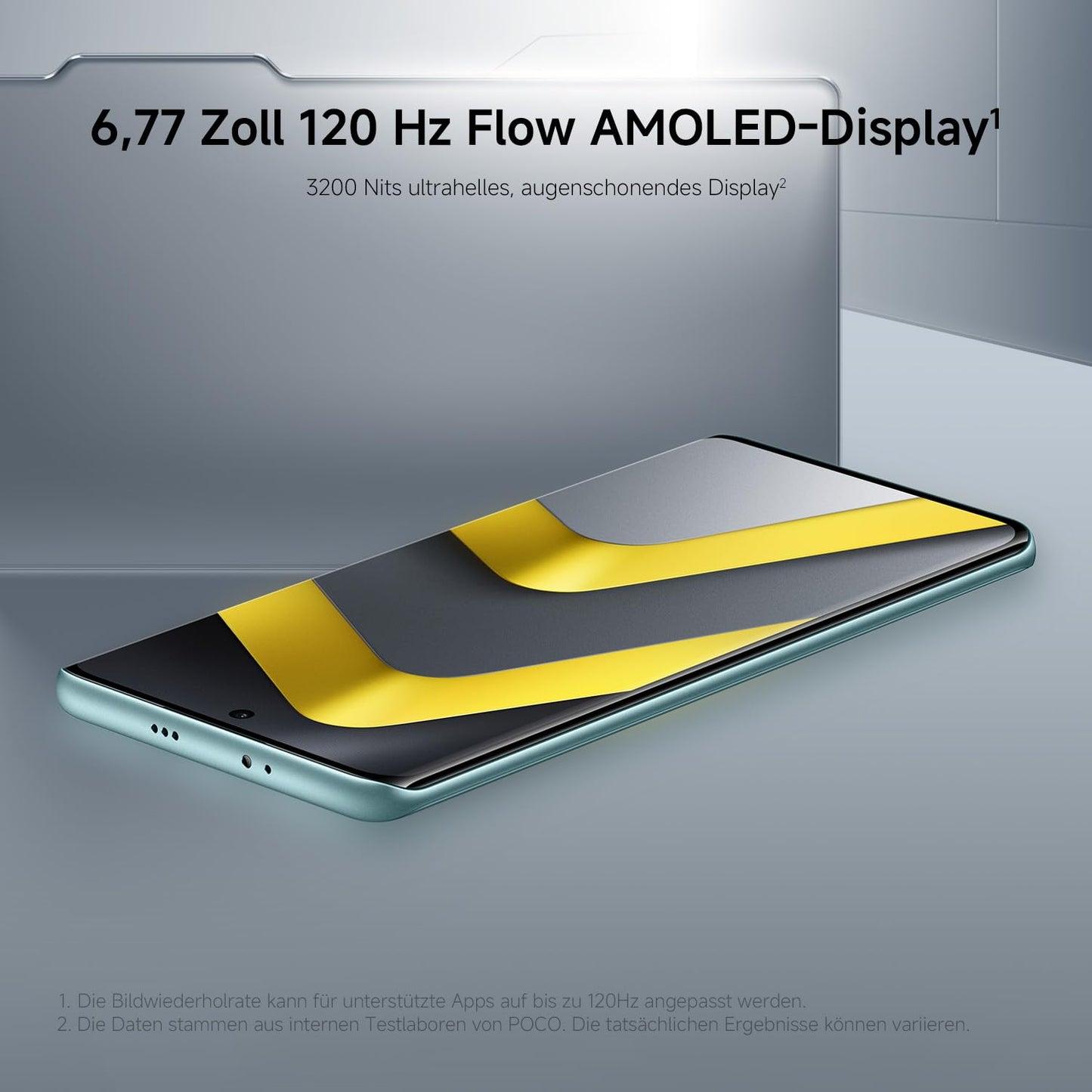 XIAOMI Poco M8 5G Smartphone, 8GB RAM + 256GB Storage, Mobile Phone with Android, 6.77" 120Hz Flow AMOLED Display, 50MP AI Dual Camera, 7.35mm Slim 3D Curved Design, Green, 2 Year Warranty - MZB0NF7EU
