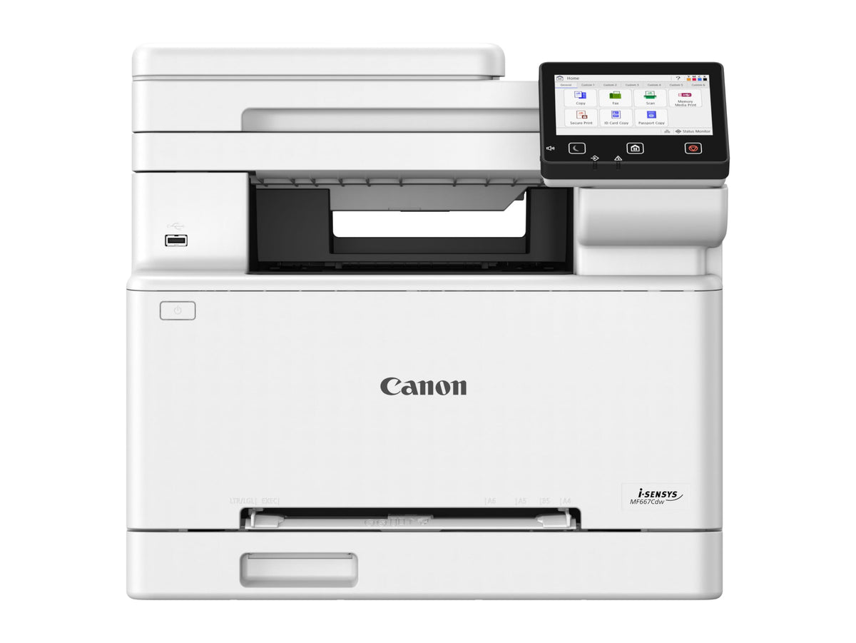 Canon i-SENSYS MF667cdw Color Laser Multifunction Printer, 25 Pages/Min - MF667Cdw