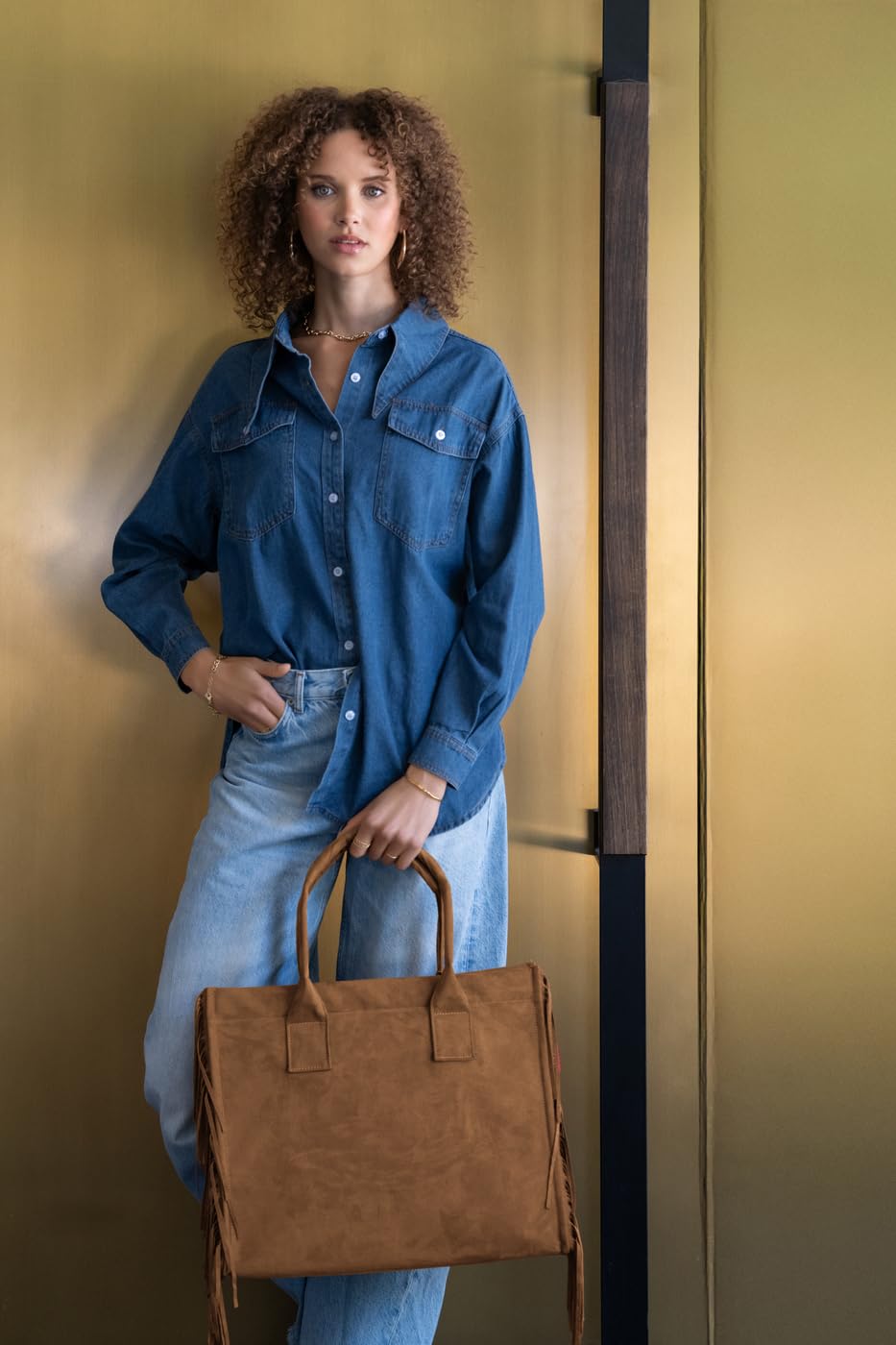 reisenthel daily shopper western – modern, straightforward shopper for every occasion - practical handbag, large enough for your purchases and everyday items - DN6062