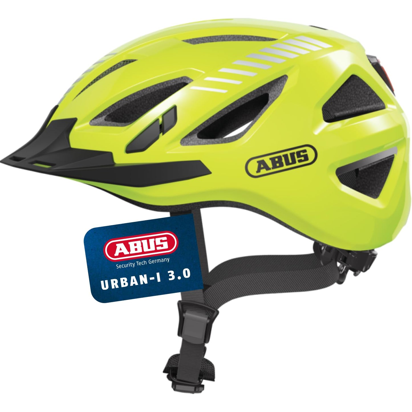 ABUS 86868 bicycle helmet, yellow (Signal Yellow), L (56-61 cm)