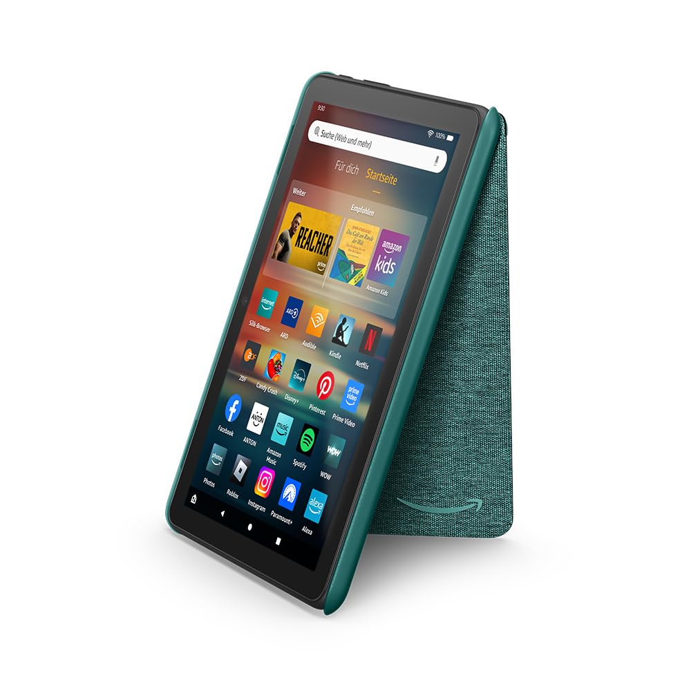 Amazon's new case for the Fire HD 8 tablet (only compatible with 12th generation tablets), emerald - 53-036074