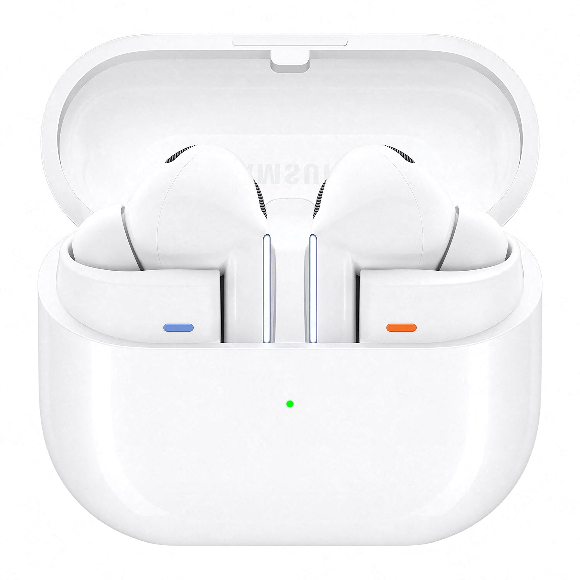 Samsung Galaxy Buds3 Pro Wireless Bluetooth Headphones, Active Noise Canceling (ANC), Adaptive Noise Cancellation, 360 Audio, In-Ear Headphones with Hi-Fi Sound, White, Incl. Anymode Clear Cover - F-R630NZWADBT