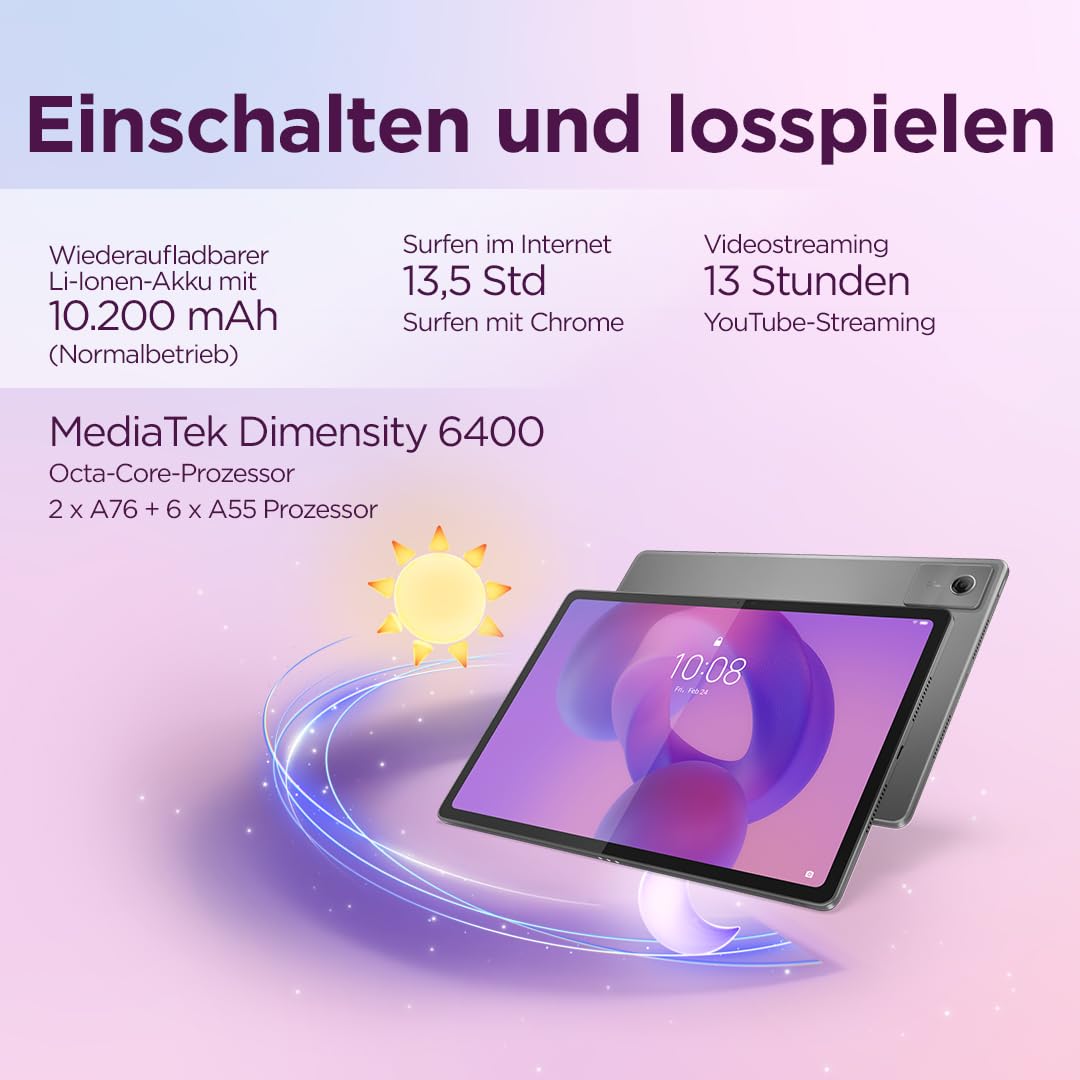 Lenovo Idea Tab Plus | Tablet | AI | 12.1" | 8GB | 128GB | Android | Gray