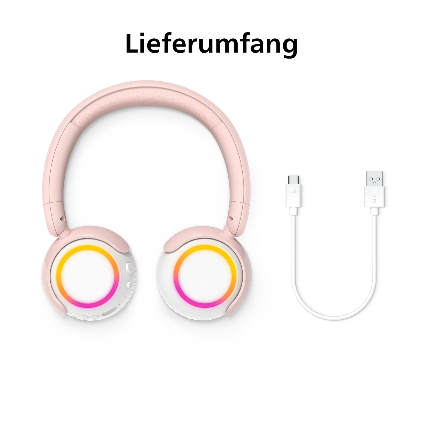 PHILIPS TAK4200PK 4200 Series Wireless Foldable On-Ear Kids Headphones - TAK4200PK/00