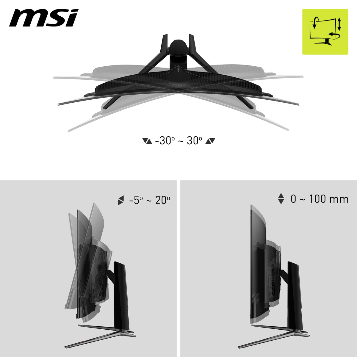 MSI MAG 321CUPDE QD-OLED 32 Zoll UHD Curved Gaming Monitor - 1700R, 3840 x 2160 Quantum Dot OLED Panel, 165Hz / 0,03ms, 99% DCI-P3, Delta E≤2, DisplayHDR True Black 400, DP 1.4a, HDMI 2.1, USB Type-C - 9S6-3DD54T-006