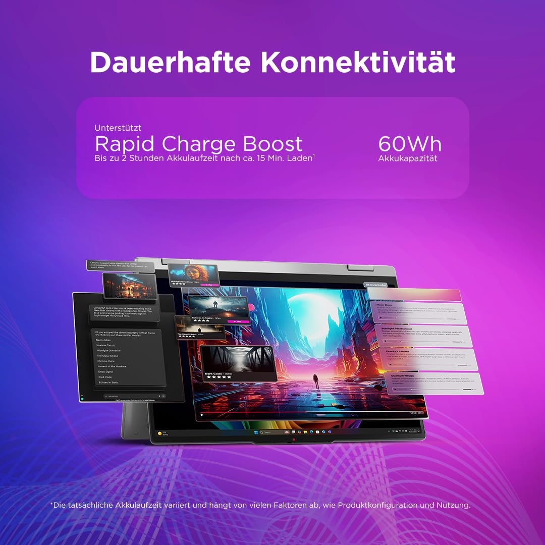 Lenovo IdeaPad 5 | Laptop 2-în-1 | Intel Ultra 7 | 16GB | 1TB - 83UL0026GE