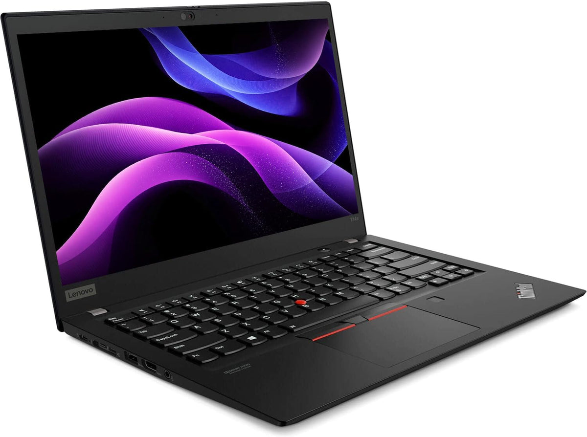 Lenovo ThinkPad T14s Gen 1 Business Laptop, 14-inch FHD (1920x1080), Intel Core i7-10610U, 16 GB RAM, 256 GB SSD, US QWERTY keyboard, Windows 11 Pro (Refurbished)