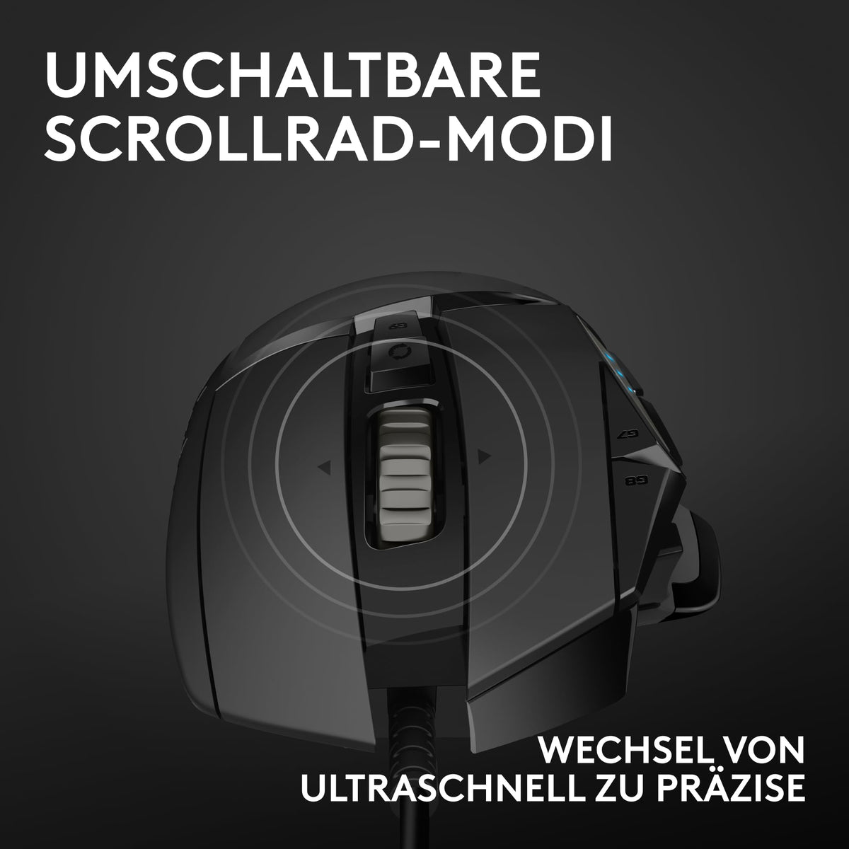 Logitech G G502 HERO Mouse de gaming de înaltă performanță - 910-005470