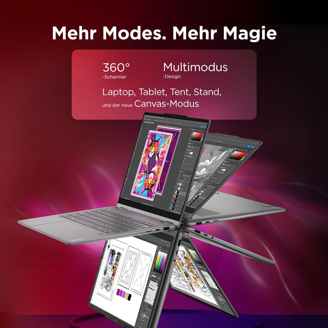 Lenovo Yoga 7 2in1 Aura Edition | Laptop | Intel Ultra 7 | 32GB | 1TB - 83TE001RGE