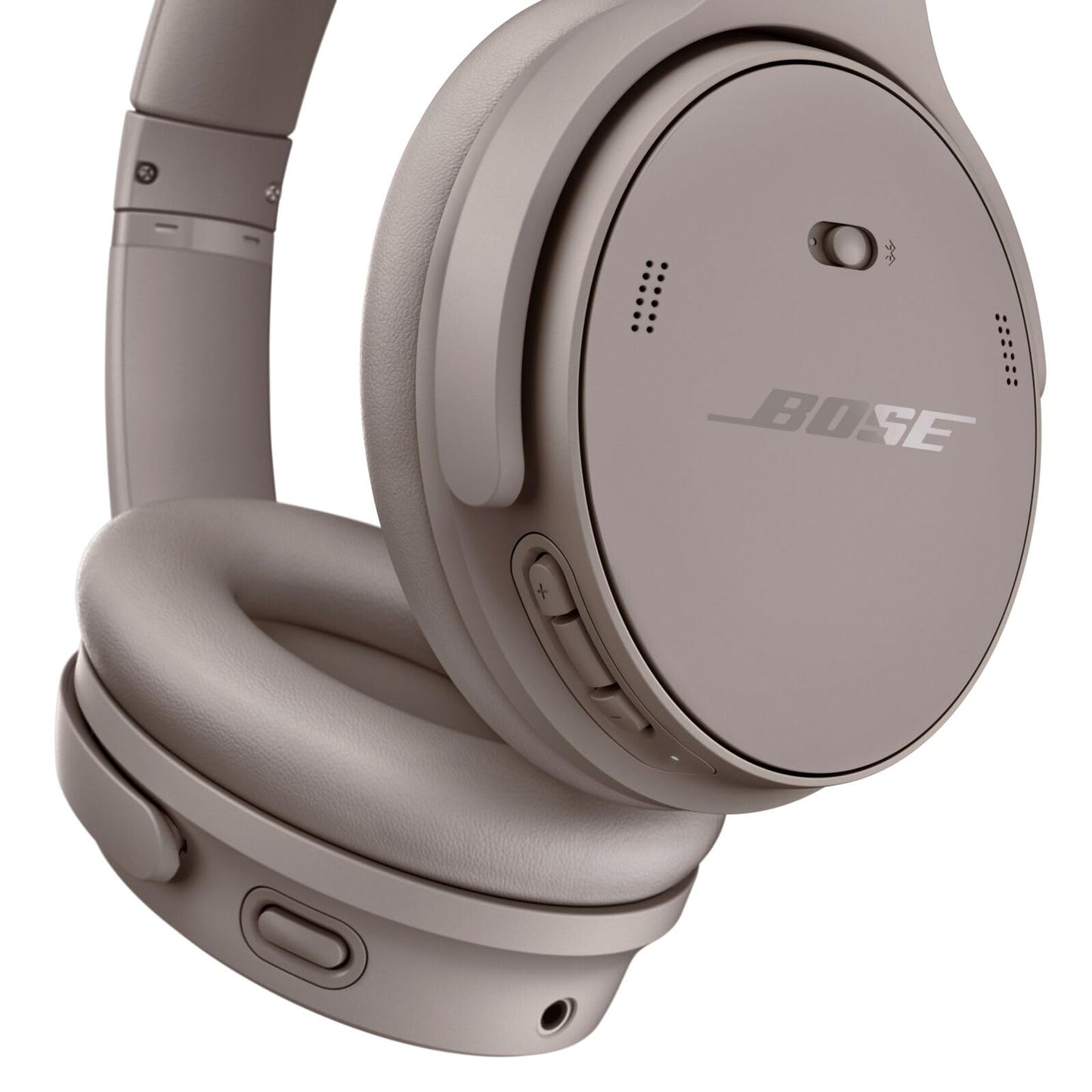 Bose QuietComfort wireless headphones with microphone and noise canceling, Bluetooth over-ear headphones with noise canceling, up to 24 hours of battery life, sandstone - Limited Edition - 884367-1100