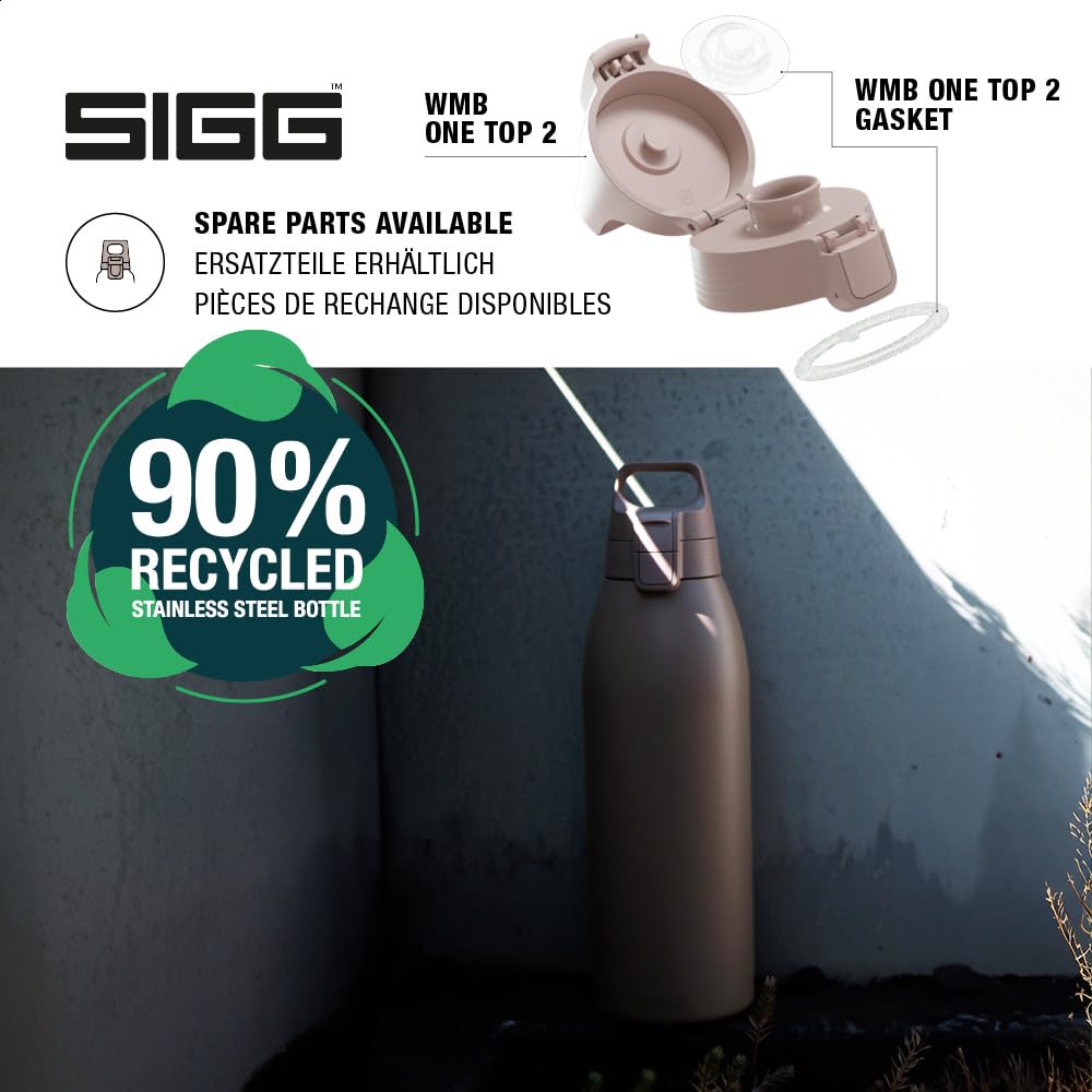 SIGG - Insulated drinking bottle - Thermos bottle Shield Therm One Dusk - carbonated drinks - leak-proof - dishwasher safe - BPA-free - 90% recycled stainless steel - Dusk - 1.5 L - 6168.00
