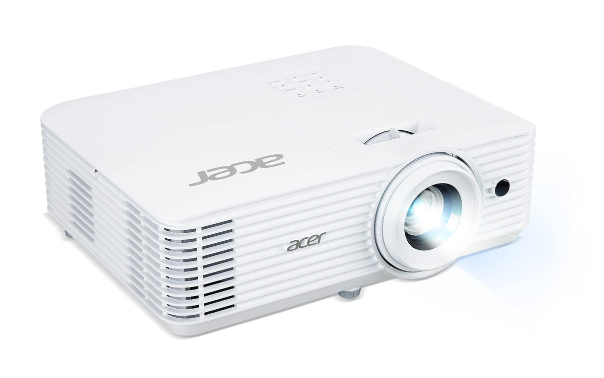 Acer X1827 DLP Beamer - 4K UHD (3,840 x 2,160 pixels), 4,000 ANSI Lumens, 10,000:1 contrast, 3D, Keystone, 1x 10 Watt speaker, HDMI (HDCP), white, Home Cinema/Business - MR.JWK11.00P