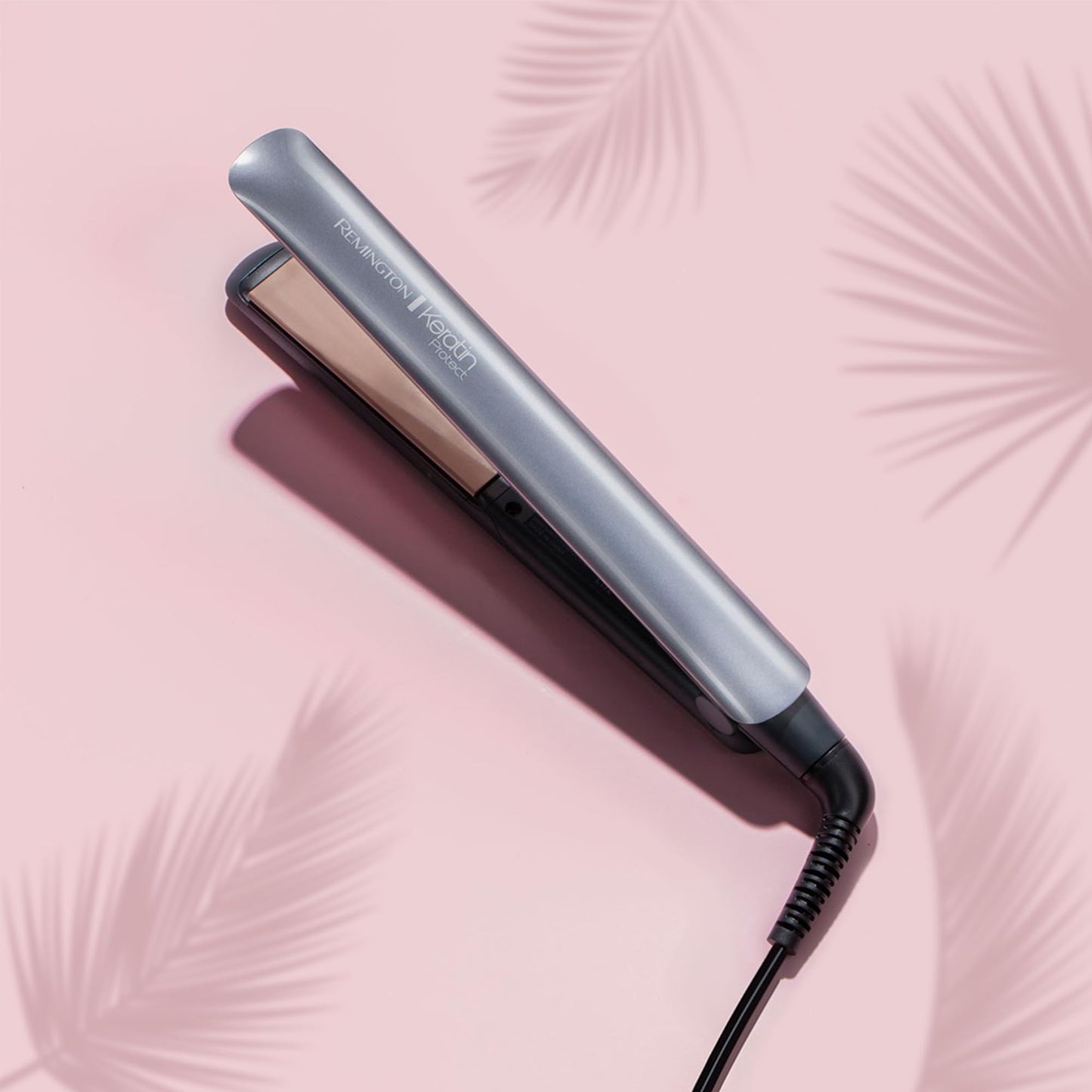 Remington straightener Keratin Protect (patented heat protection sensor for 3x more protection against hair damage - constantly measures the moisture content in the hair) Digital display, 160-230°C, hair straightener S8598 - 45602560100