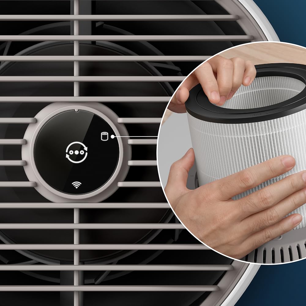 Philips Original Replacement Filter for Air Purifier 600 Series AC0650, AC0651, HEPA NanoProtect, 12 Month Life (FY0611/30)