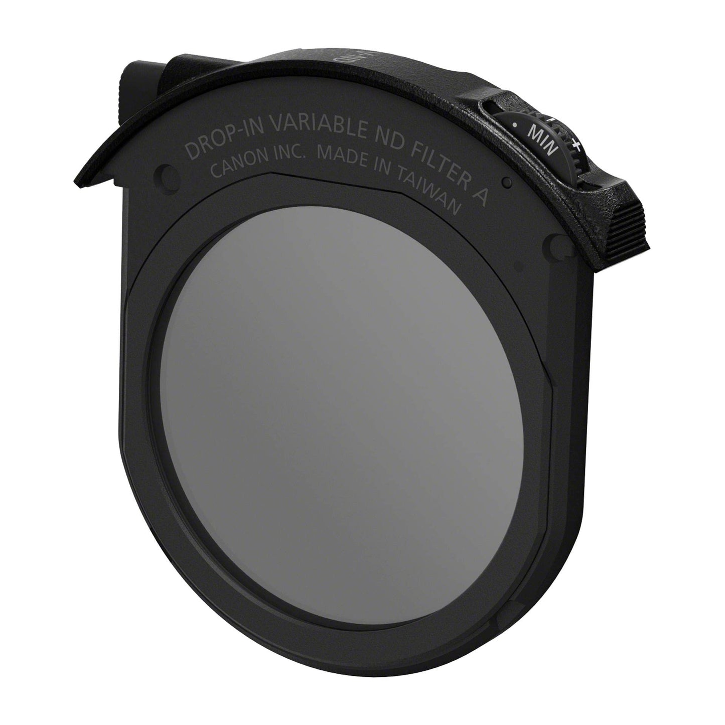 Canon bayonet adapter EF-EOS R with plug-in filter (V-ND: variable neutral density filter A), 3443C005, black