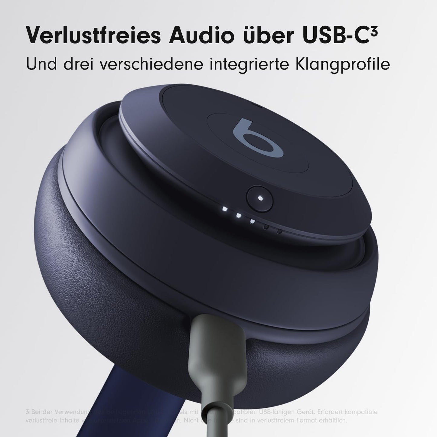 Beats Studio Pro - Completely Wireless Bluetooth Noise Canceling Headphones - Personalized 3D Audio, USB-C Lossless Audio, Apple & Android Compatibility - Navy - MQTQ3ZM/A