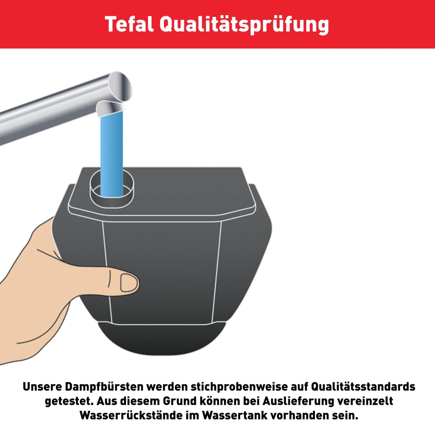 Tefal DT2024 Pure Pop Steam Brush | 1300W | 70ml water tank | removes up to 99.99% of viruses/bacteria/germs | quick heating | 20g/min continuous steam release | Petrol green/black