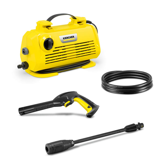 Kärcher High Pressure Cleaner K 2 Horizontal VPS, Pressure: max. 110 bar, Flow rate: 360 l/h, Area performance: 20 m²/h, Weight: 3.5 kg, High-pressure hose and gun, Vario Power spray lance - 1.600-941.0