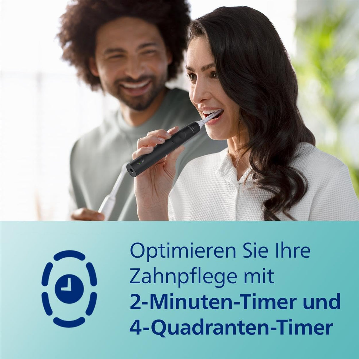 Periuță de dinți electrică Philips Sonicare 3100, periuță sonică, control al presiunii și cronometru, etui de călătorie, negru, HX3673/14